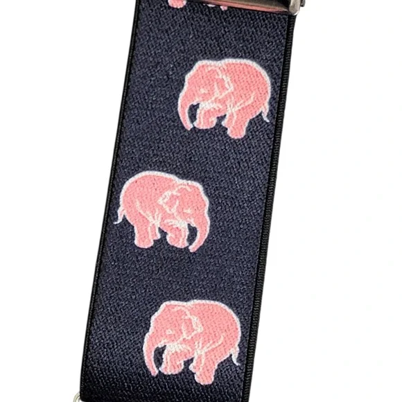 Delirium Tremens Pink Elephant Belgium Beer Suspenders German Oktoberfest Blue - Picture 3 of 8